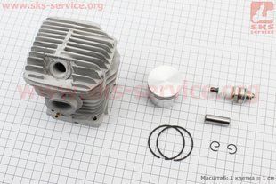 Фото товара &ndash; Цилиндр к-кт (цпг) MS-210 40mm (палец 10mm, юбка с выточкой)+свеча