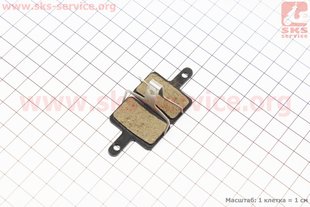 Фото товару – Гальмівні колодки Disk-brake (Shimano BR-M416,575,495,486,485,446,445,395,375), чорні HPD07