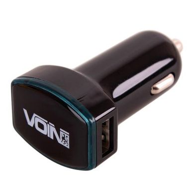 Фото товара – Автомобильное зарядное устройство для VOIN C-2026BK 2USB (12 / 24V - 5V 2,4A)
