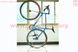 Подставка под колесо 26" складная, вертикальное или горизонтальное хранение велосипеда, черная HS-021, фото – 4