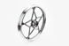 Диск колесный передний литой "под диск" 18Х1,6 Viper-125J СЕРЫЙ (ось 12мм), фото – 1