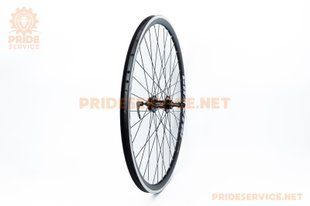 Фото товару &ndash; Колесо 29" заднє Disk-brake, обід "крапля" та втулка 14Gx36H алюмінієві, пром-підшипники 6200 2RS, під вільнобіг, кріпл. ексцентрик, "GRAVITY"