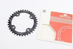 Фото товара &ndash; Звезда передняя MTB Narrow Wide 36Т (BCD:104мм), алюминиевая, чёрная