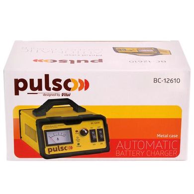 Фото товару – Зарядний пристрій PULSO BC-12610 6-12V/0-10A/5-120AHR/LED-Ампер./Iмпульсний