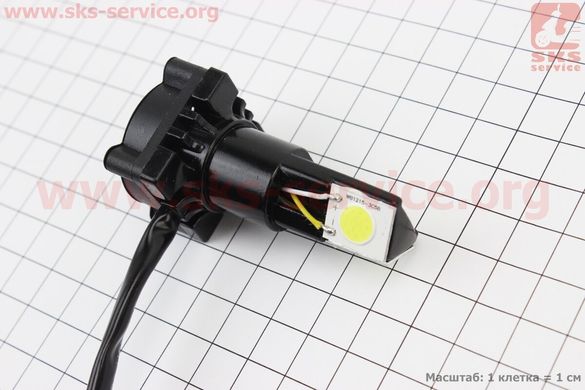 Фото товару – Лампа фари діодний LED-3 SUPER універсальна (к-кт різних кріплень), з стабілізатором + стробоскоп