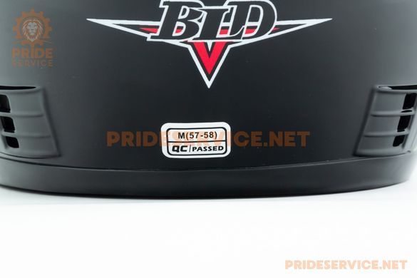 Фото товара &ndash; Шлем интеграл BLD-825A М (57-58см), чёрно-салатовый