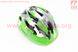 Шлем велосипедный подростковый M (54-57 см), 12 вент. отверстий, зелёный "КАМУФЛЯЖ" AV-021, фото – 2