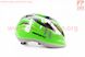 Шлем велосипедный подростковый M (54-57 см), 12 вент. отверстий, зелёный "КАМУФЛЯЖ" AV-021, фото – 4