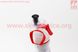 Фляга-термо пластиковая 500мл, с аэрозольным клапаном, бело-красная COOL.B, фото – 2