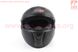 Шлем интеграл, закрытый+очки BLD-М61 S (55-56см), ЧЁРНЫЙ матовый, фото – 8