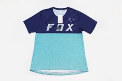 Фото товару – Футболка (Джерсі) чоловіча M-(Polyester 100%), короткі рукави, вільний крій, синьо-бірюзова, НЕ оригінал
