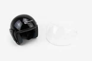 Фото товару &ndash; Шолом відкритий Z-122 S, ЧОРНИЙ