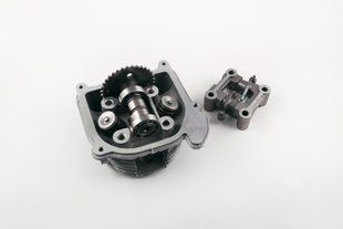 Фото товара &ndash; Головка цилиндра 4T GY6 80 (&Oslash;47) (в сборе, без крышки) SUNY