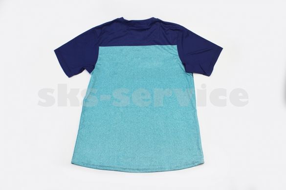 Фото товара – Футболка (Джерси) мужская M-(Polyester 100%), короткие рукава, свободный крой, сине-бирюзовая, НЕ оригинал