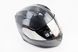 Шлем модуляр, закрытый с откидным подбородком+откидные очки BLD-162 S (55-56см), "КАРБОН" глянец, фото – 1