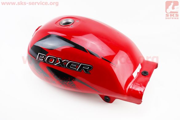 Фото товару – BOXER BM/ВМX 150cc Бак паливний червоний "52PF0632" (з розбирання, новий)