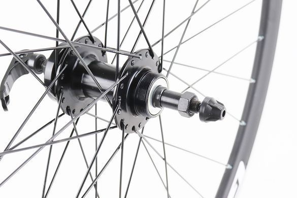 Фото товару &ndash; Колесо 29" заднее Disk-brake, обод "капля" и втулка 14Gx36H алюминиевые NECO MS31R, под вольнобег, крепл. эксцентрик, "GRAVITY"