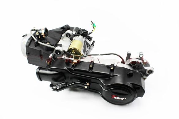 Фото товара – Двигатель скутерный в сборе 150куб (длинный вариатор, короткий вал)