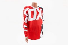 Фото товару – Футболка (Джерсі) чоловіча XL-(Polyester 100%), довгі рукави, вільний крій, червоно-біло-чорна, НЕ оригінал