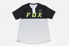 Фото товара – Футболка (Джерси) мужская M-(Polyester 100%), короткие рукава, свободный крой, чёрно-серая, НЕ оригинал