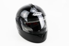 Фото товара – Шлем закрытый HF-150 S- ЧЕРНЫЙ глянец