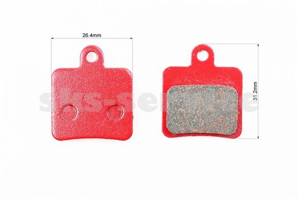 Фото товара – Тормозные колодки Disk-brake (Hope Mini, GIANT DA3,DA5), красные YL-1031