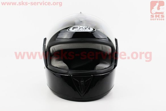 Фото товара – Шлем закрытый HF-150 S- ЧЕРНЫЙ глянец