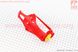 Фляготримач пластиковий з регулюванням під фляги 51-73мм, кріпл. на раму, червоний TMD05B, фото – 3