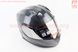 Шлем модуляр, закрытый с откидным подбородком+откидные очки BLD-162 М (57-58см), "КАРБОН" глянец, фото – 2
