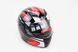 Шлем закрытый с откидным подбородком+очки BLD-157 S- ЧЕРНЫЙ с рисунком красно-белым, фото – 1
